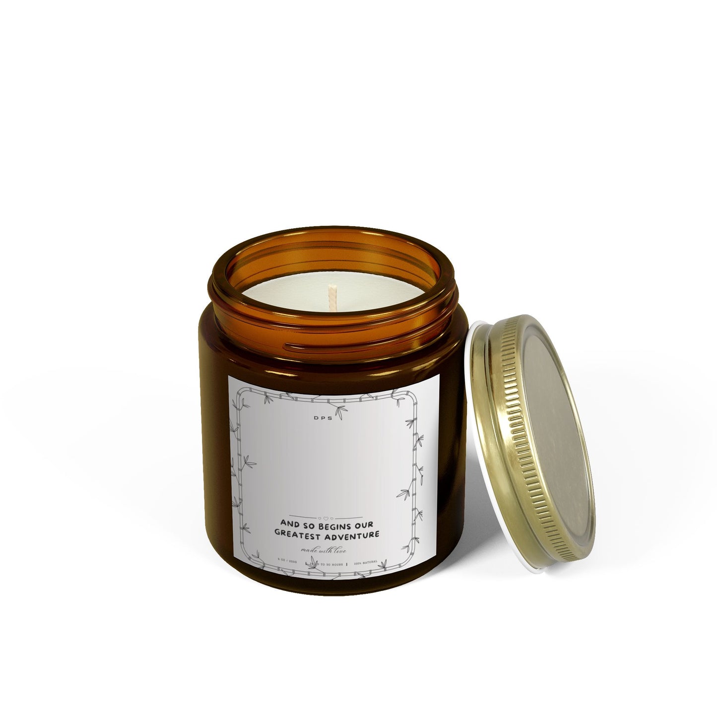 Custom wedding candle