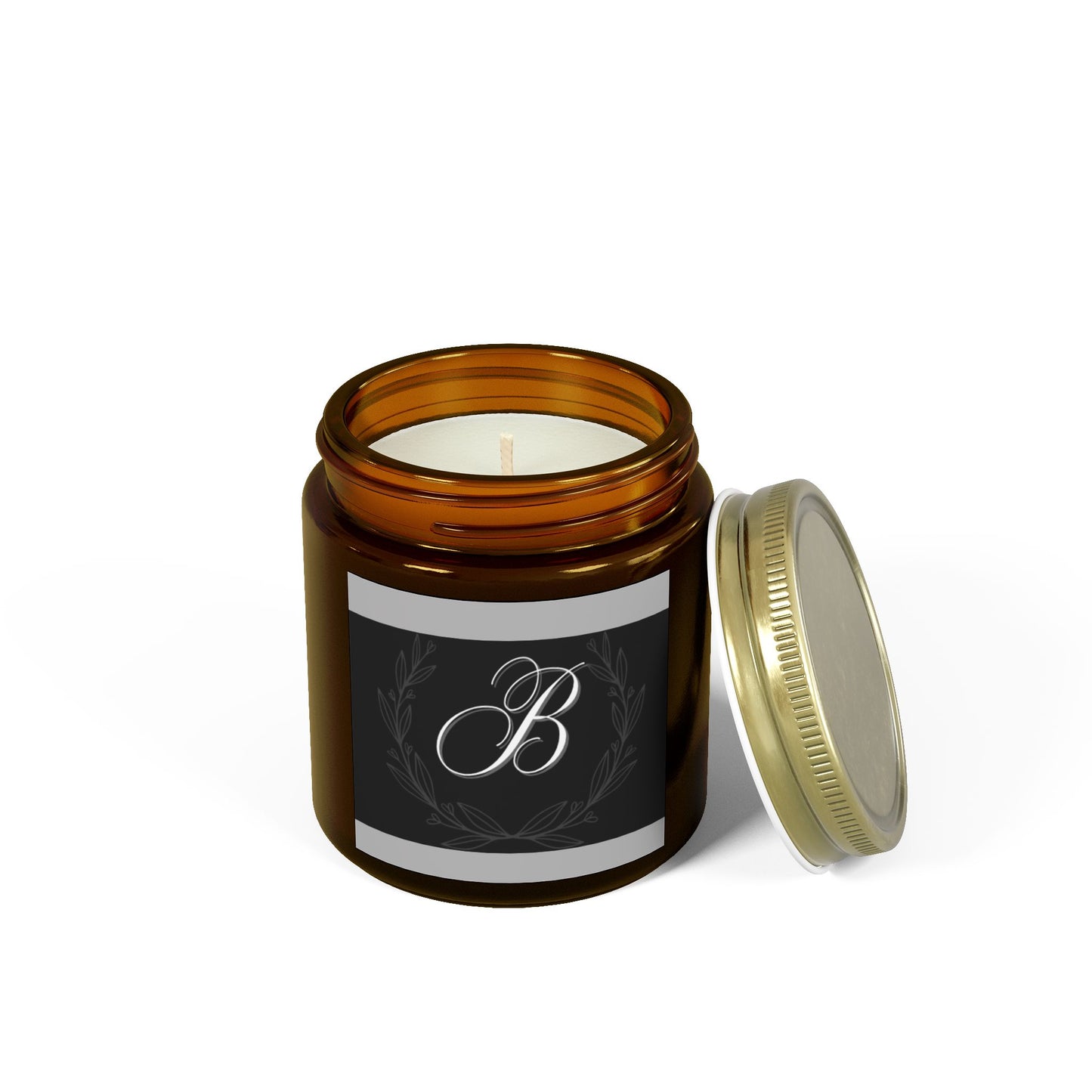 Elegant Monogram Scented Candles for Home Decor, Gifts for Her, Relaxation, Aromatherapy, Birthday, Weddings, Customizable Candles