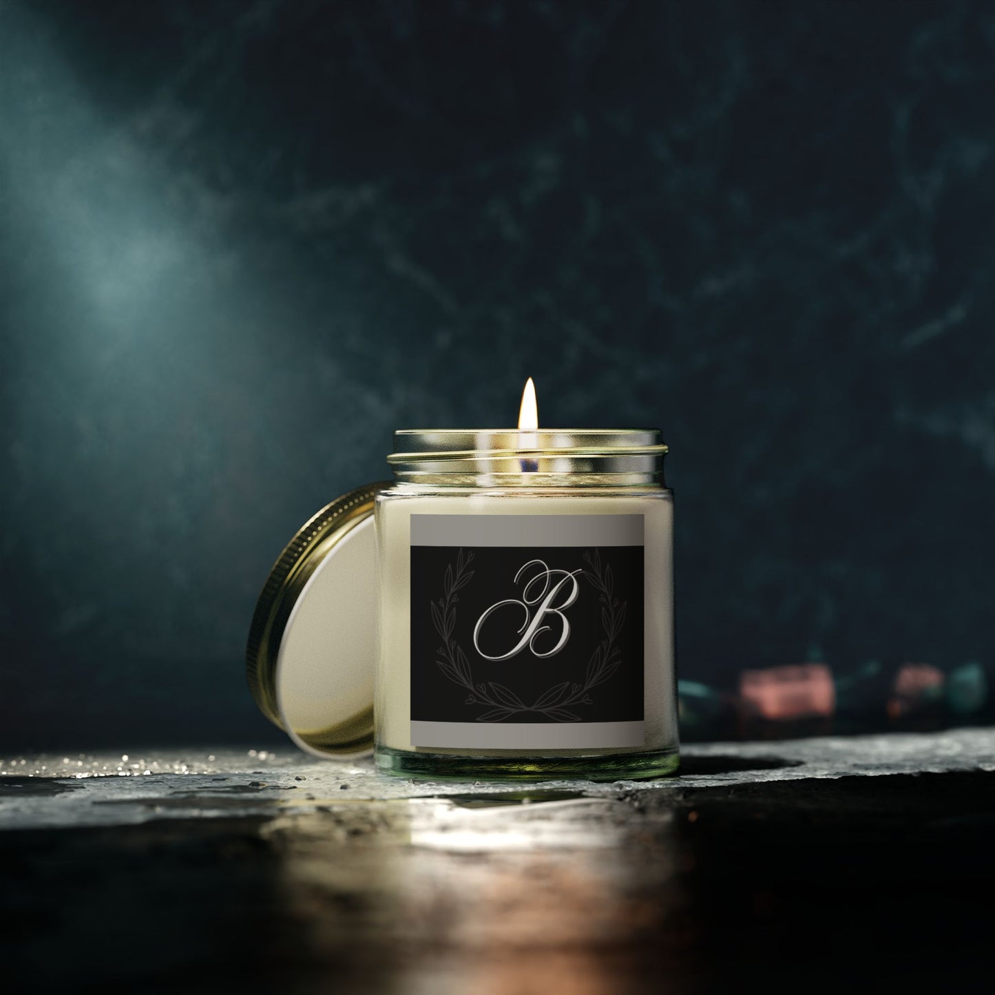 Elegant Monogram Scented Candles for Home Decor, Gifts for Her, Relaxation, Aromatherapy, Birthday, Weddings, Customizable Candles