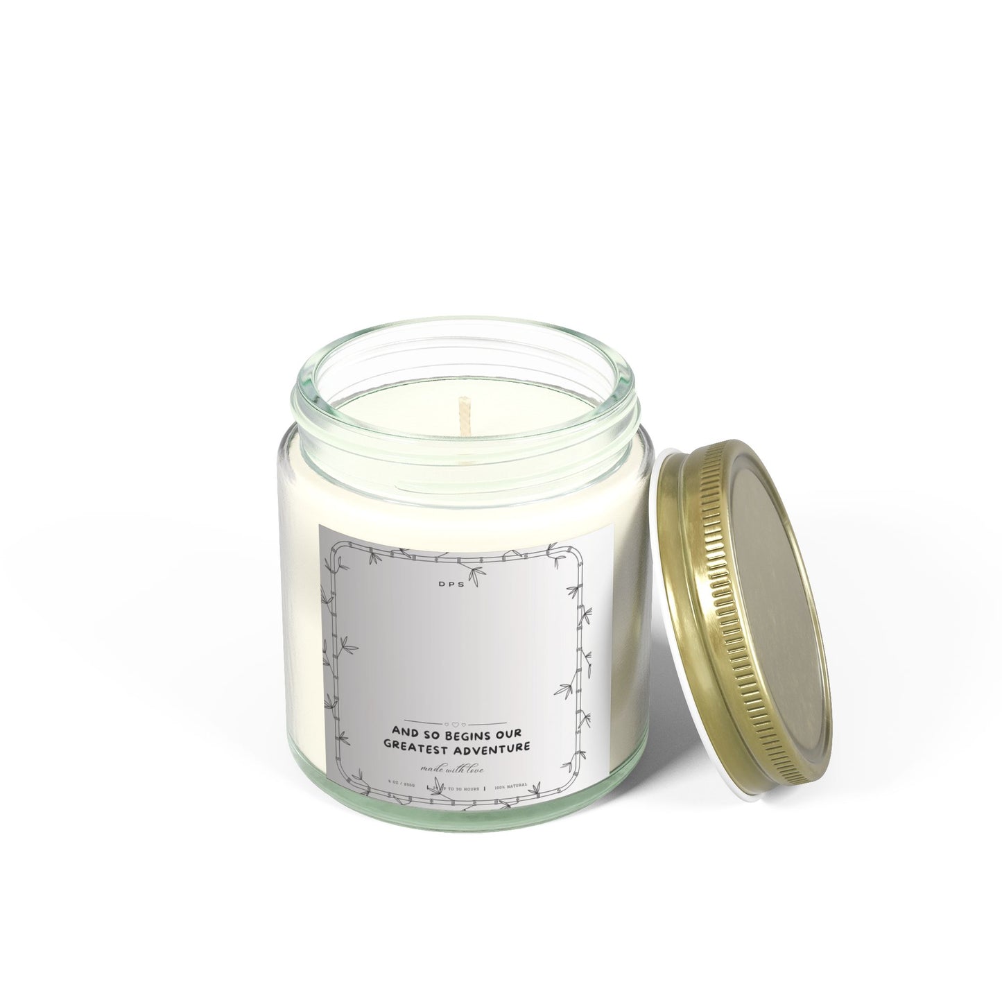 Custom wedding candle