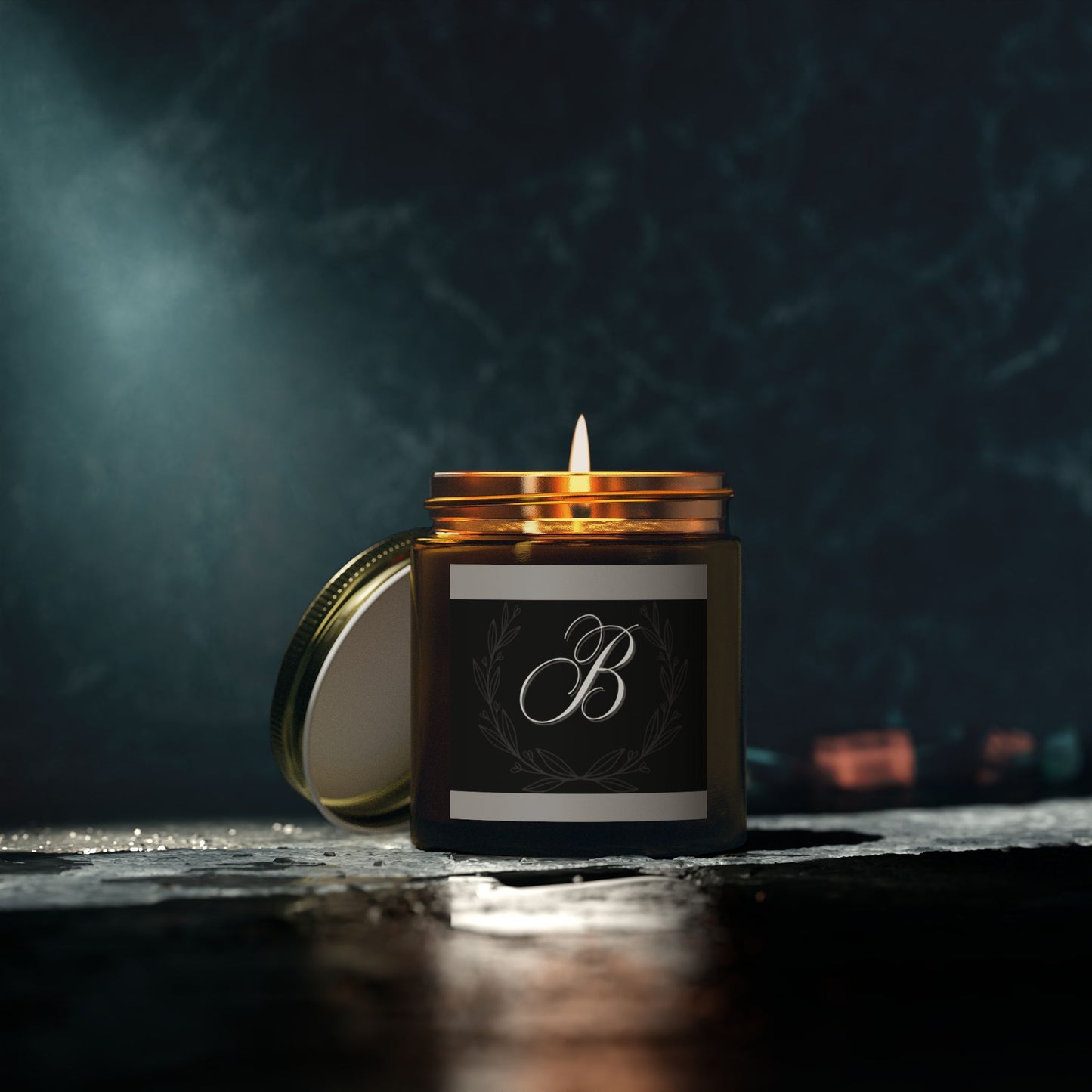 Elegant Monogram Scented Candles for Home Decor, Gifts for Her, Relaxation, Aromatherapy, Birthday, Weddings, Customizable Candles