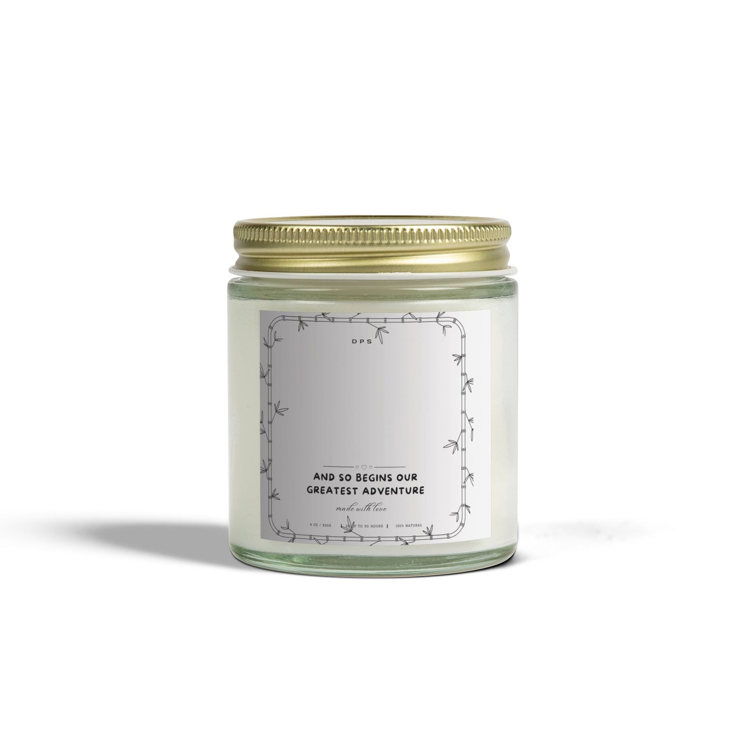 Custom wedding candle
