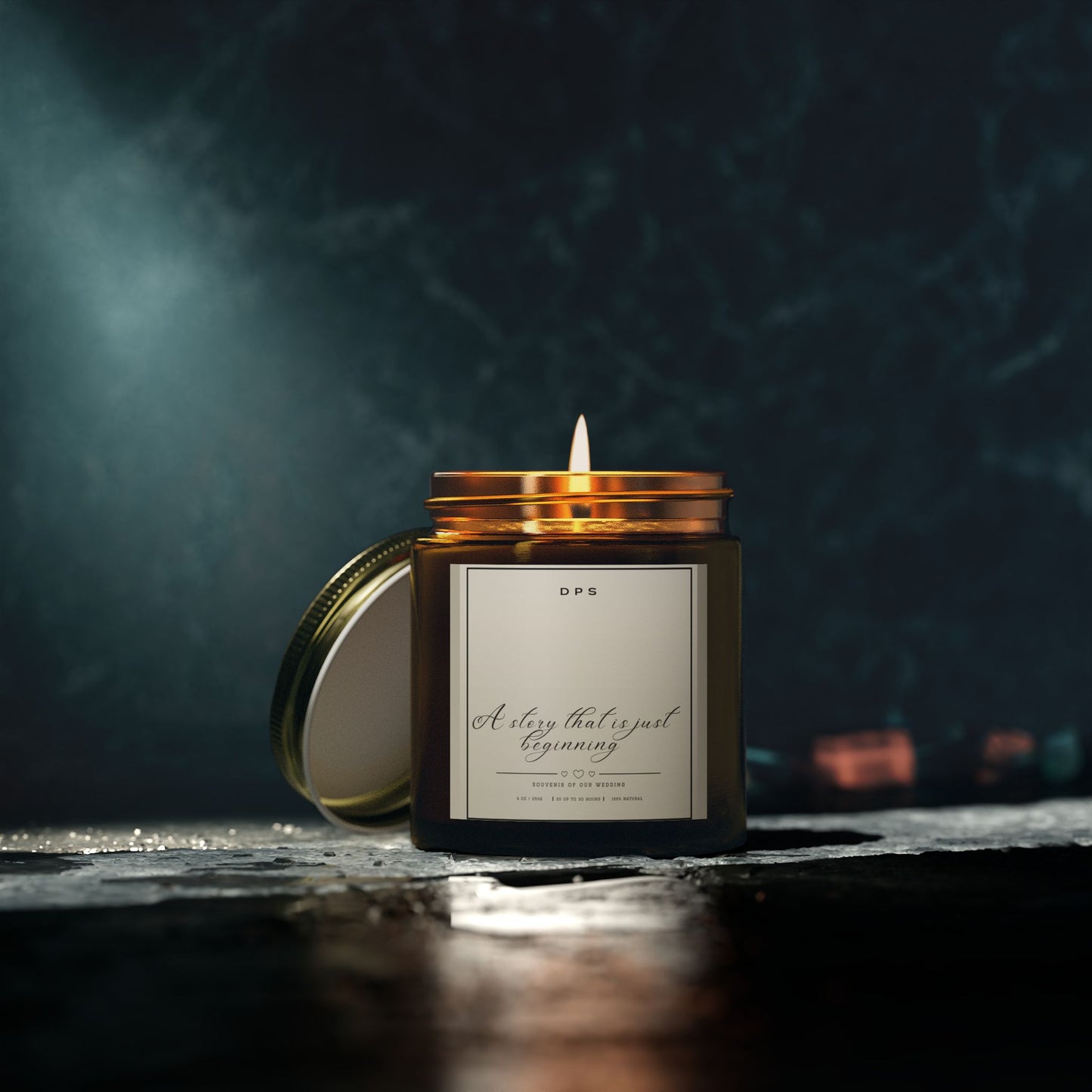 Custom Wedding Candle
