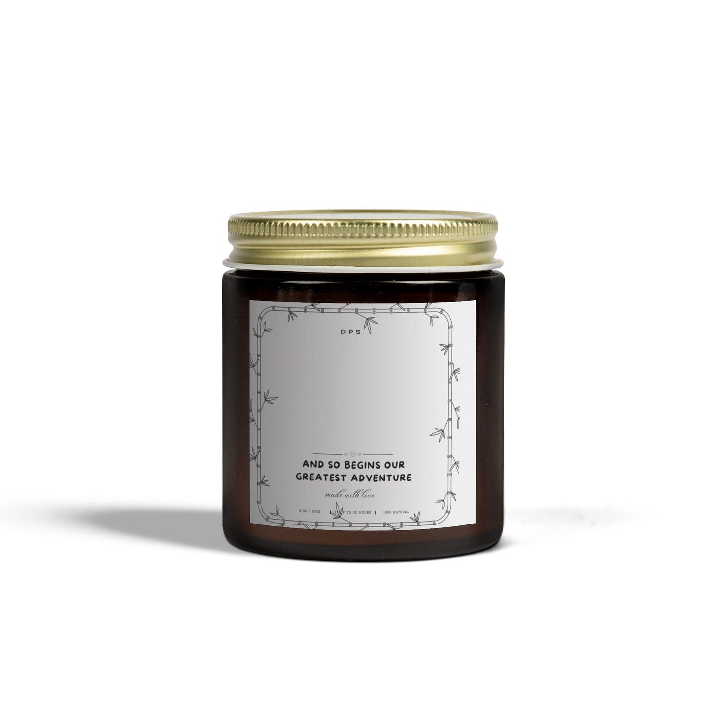 Custom wedding candle